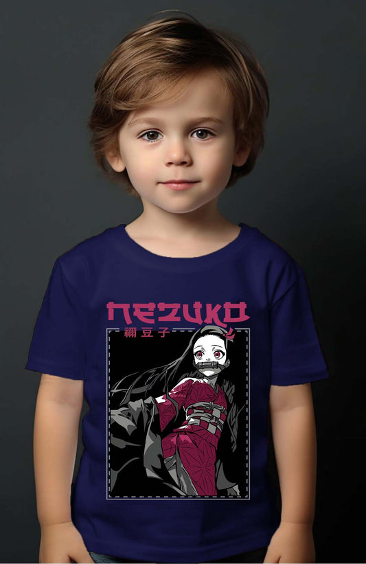 COULEUR:Marine|T-shirt Garçon | NEZUKO 01A Marine