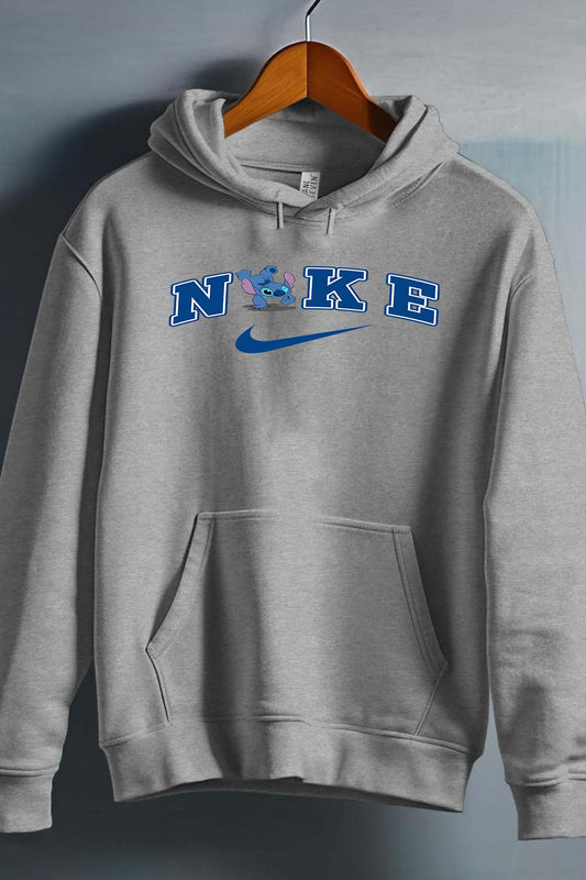 COULEUR:Gris|Sweat Capuche Garçon | NKE Stitch poirié Gris