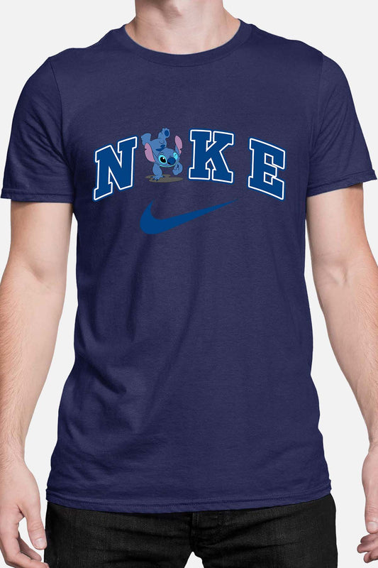 COULEUR:Marine|T-shirt Homme | NKE Stitch poirié Marine
