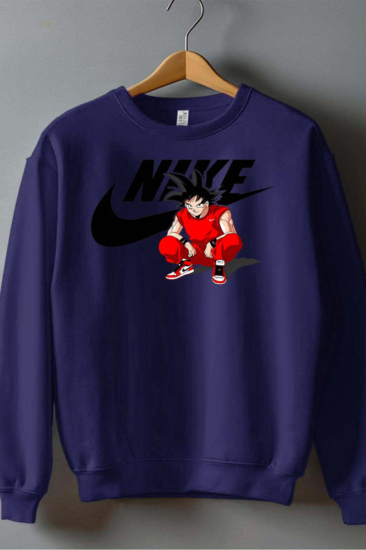 COULEUR:Marine|Sweat Col Rond Homme | Nike Son Goku Marine