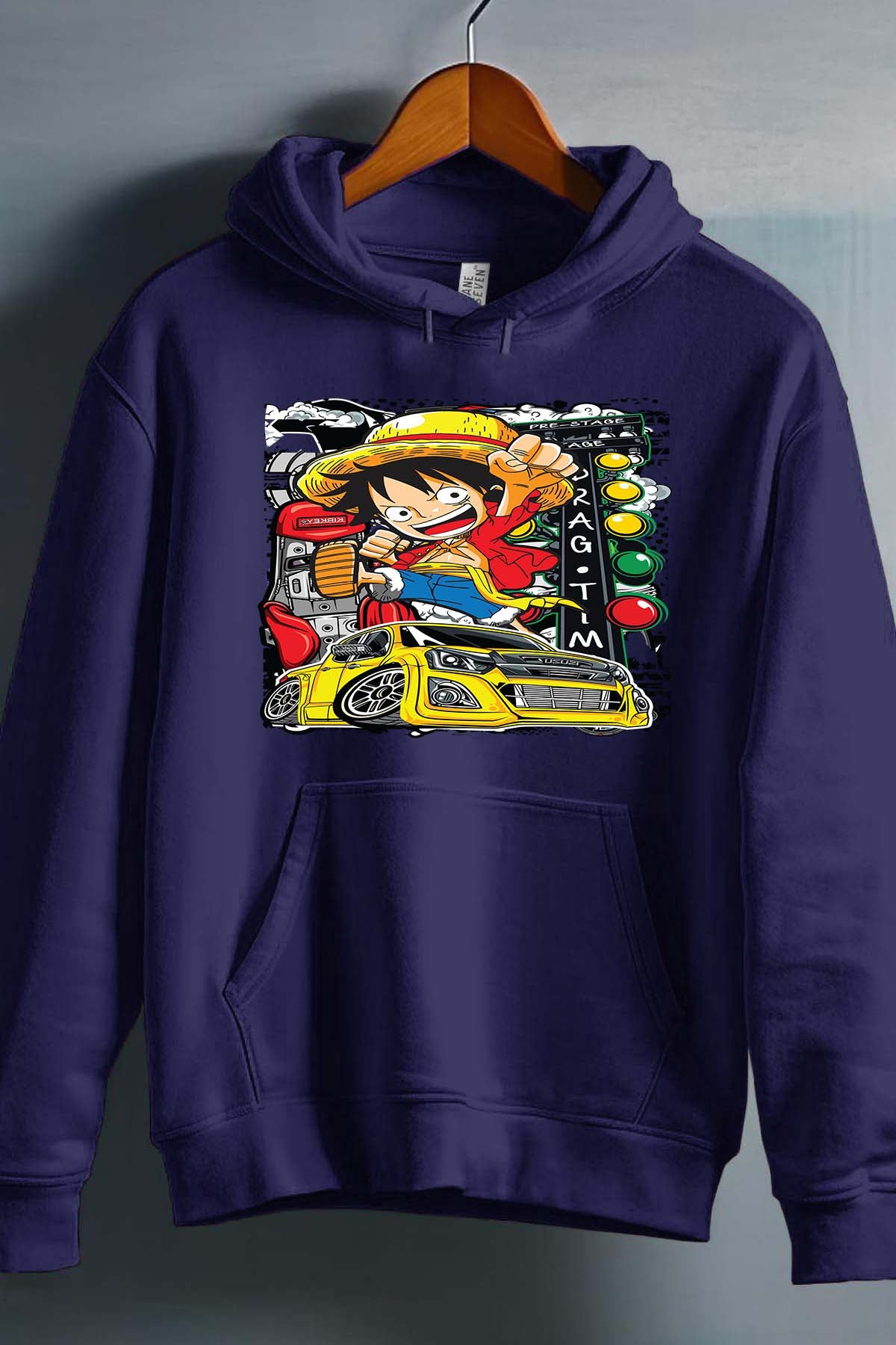 COULEUR:Marine|Sweat Capuche Homme | ONEPIECE Pre stage Marine
