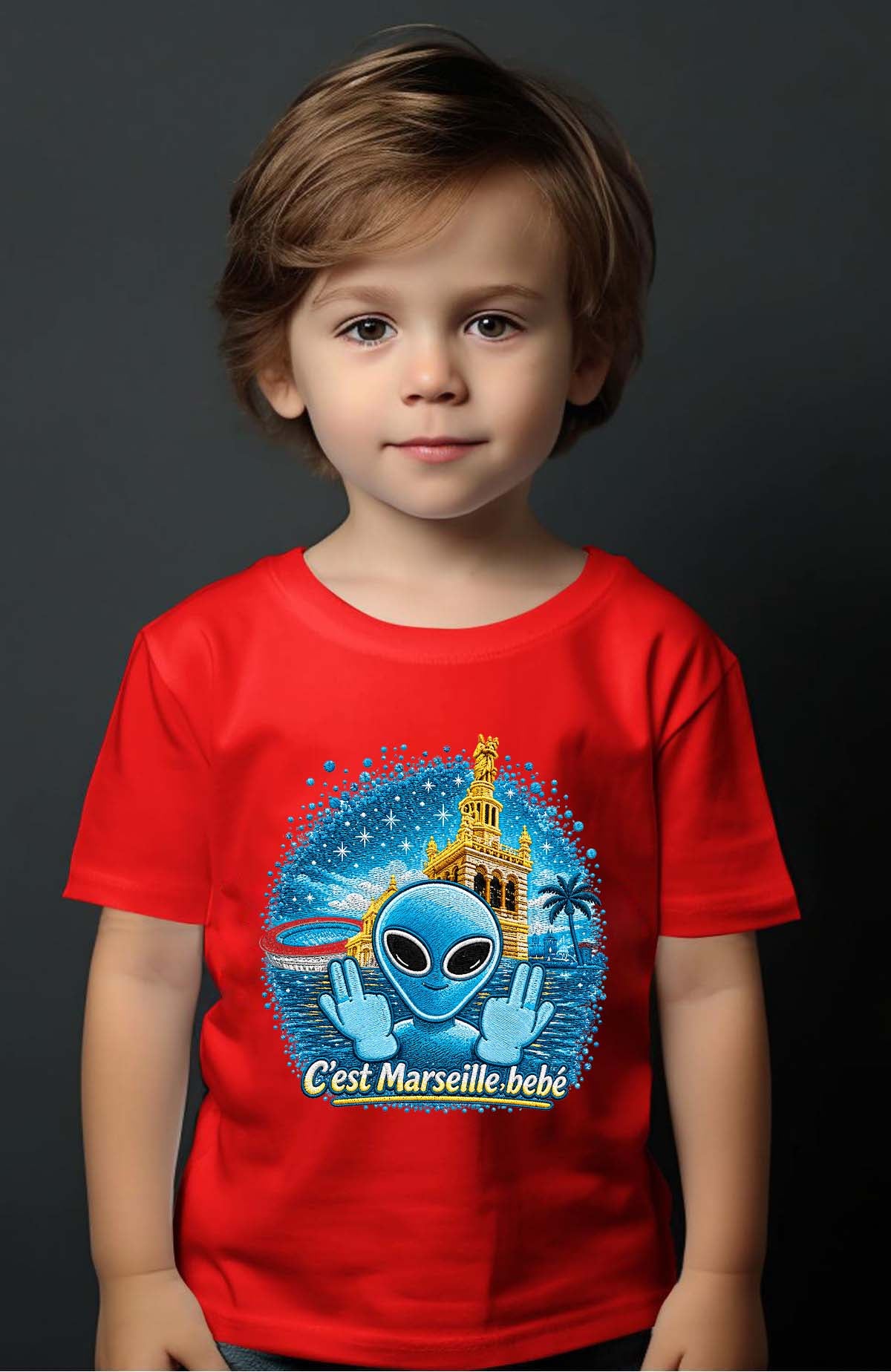 T-shirt Garçon | Ovni Mars Blue