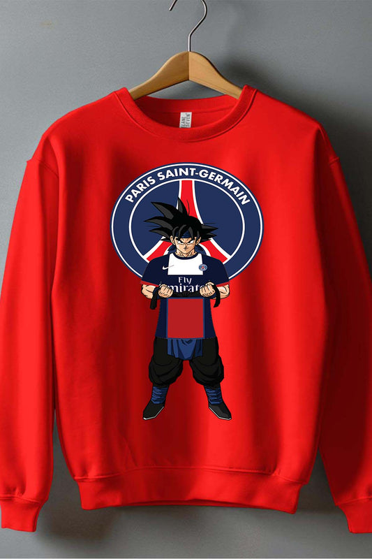 COULEUR:Rouge|Sweat Col Rond Homme | Paris SG Dbz Rouge