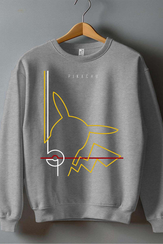 COULEUR:Gris|Sweat Col Rond Garçon | Pik light Gris