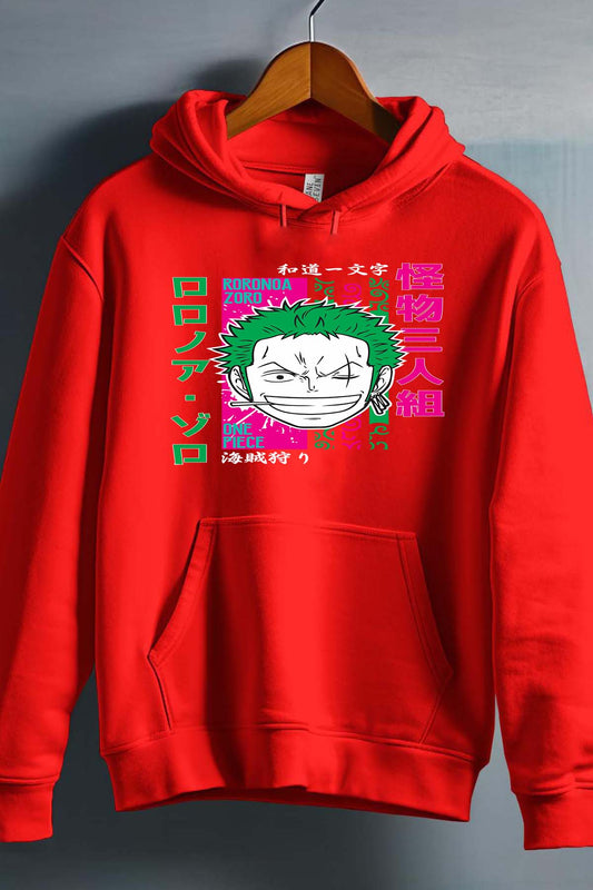 COULEUR:Rouge|Sweat Capuche Homme | Roronda Cartoon Rouge