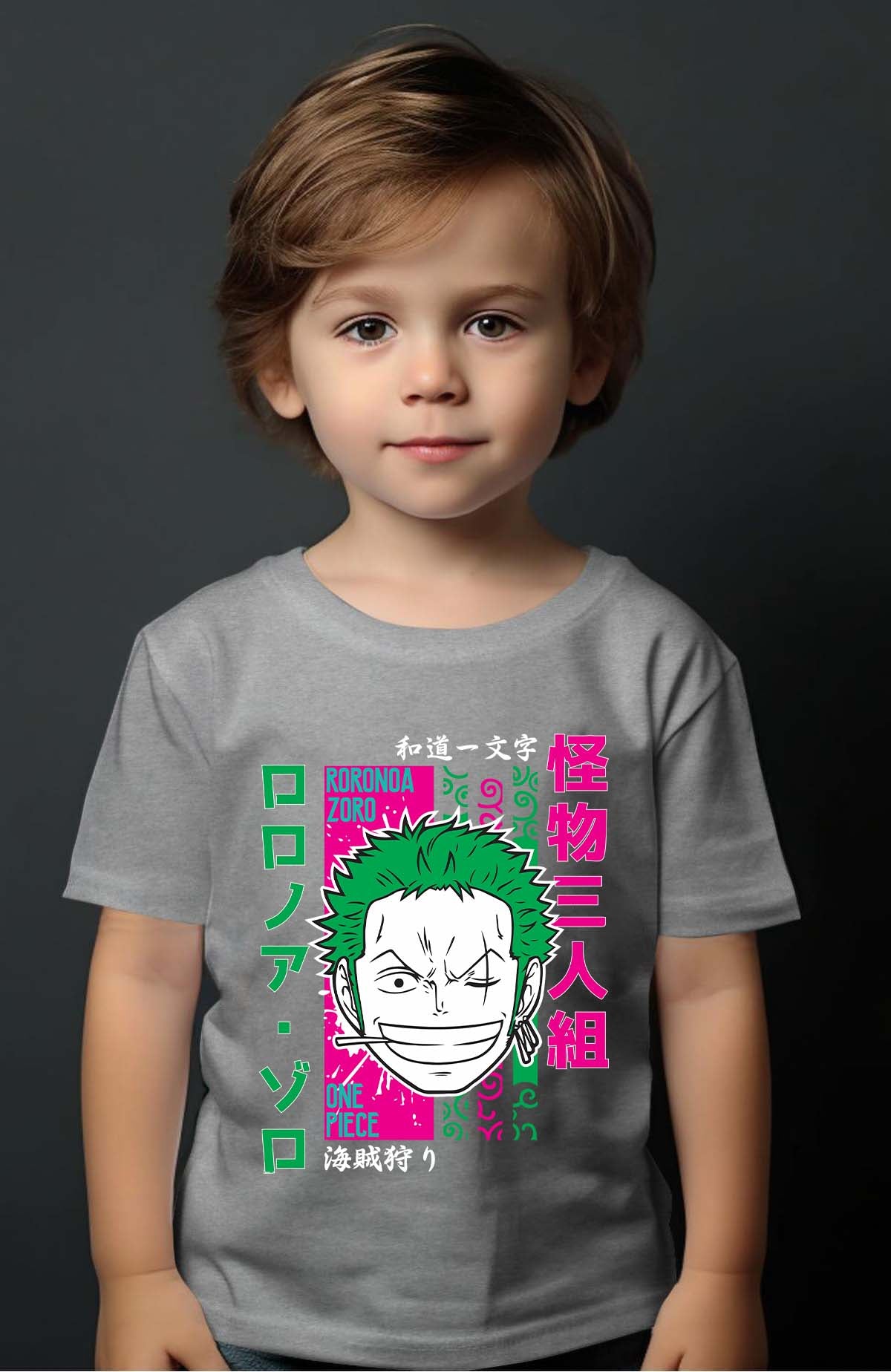 COULEUR:Gris|T-shirt Garçon | Roronda Cartoon Gris