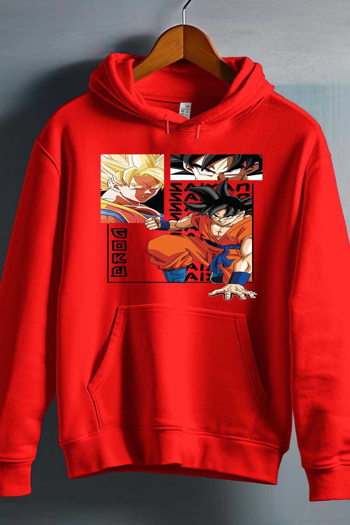 COULEUR:Rouge|Sweat Capuche Garçon | Sayen Rouge