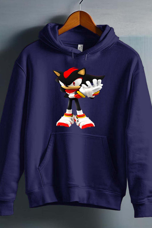 COULEUR:Marine|Sweat Capuche Homme | Shadow Sonic noir Marine