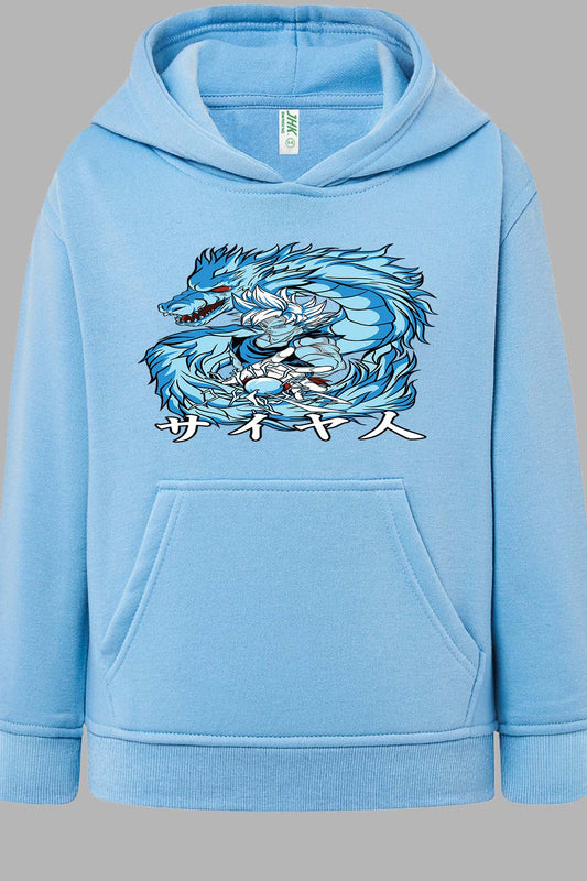 COULEUR:Bleu Ciel|Sweat Capuche Garçon | Sheron Bleu Ciel