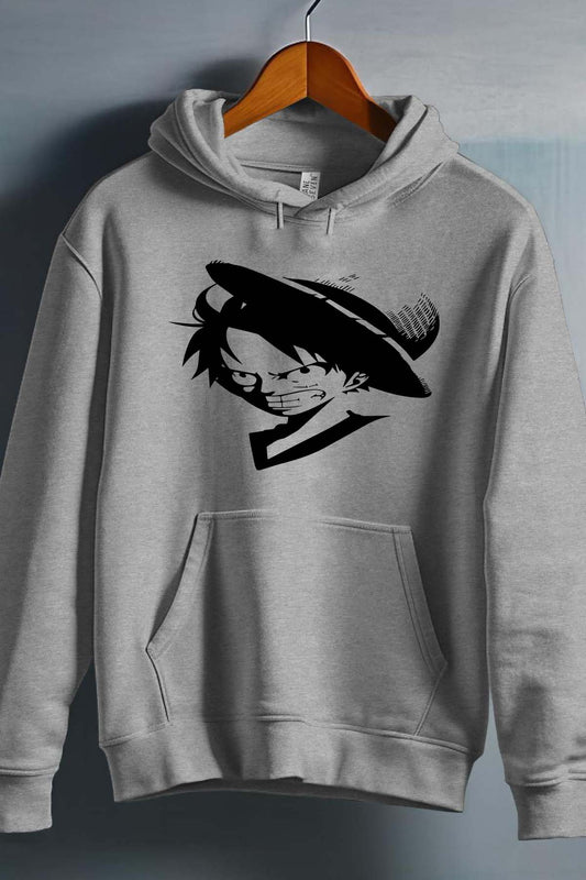 COULEUR:Gris|Sweat Capuche Homme | Silhouette D Gris