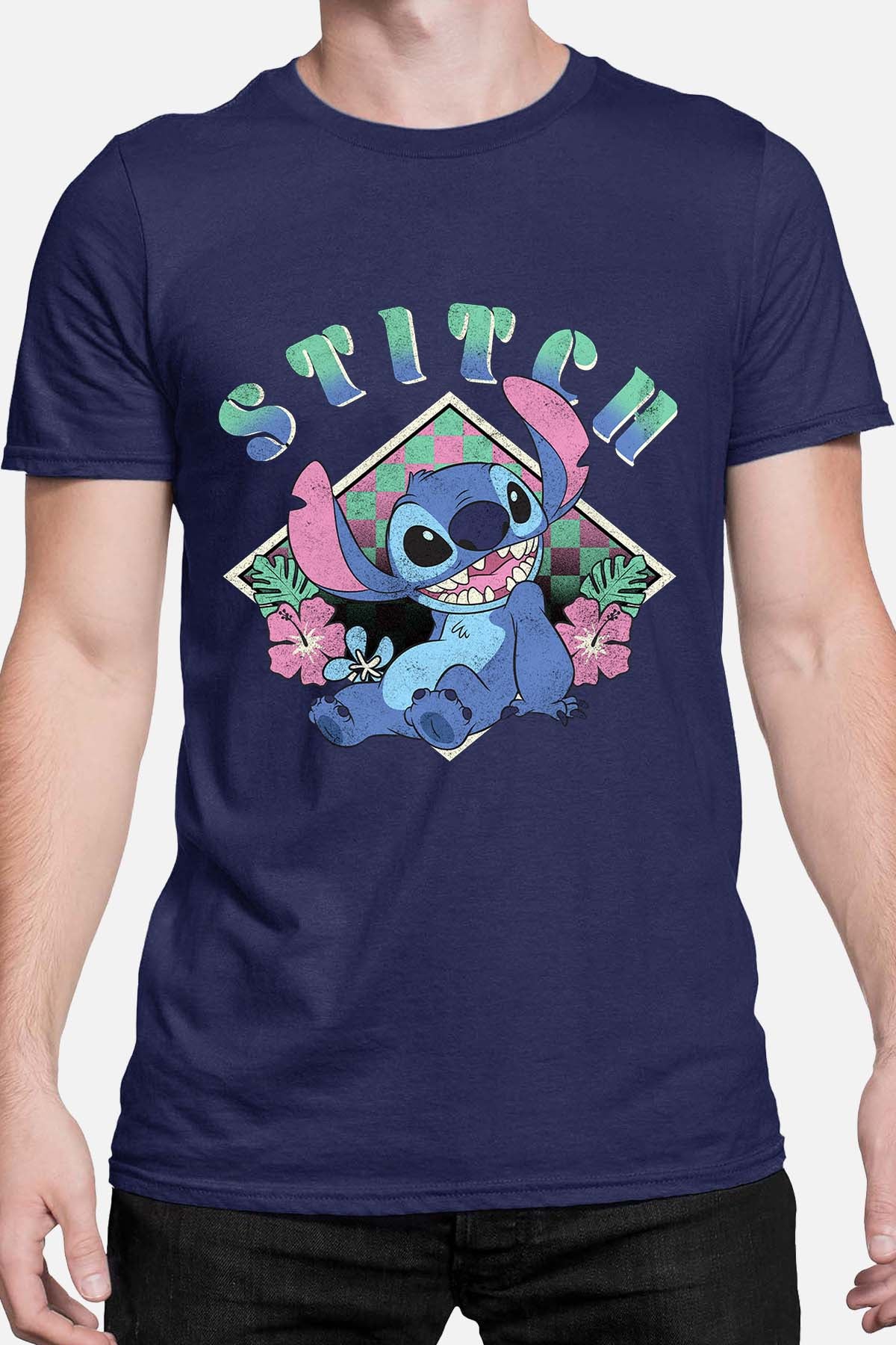 COULEUR:Marine|T-shirt Homme | Stitch JB Marine