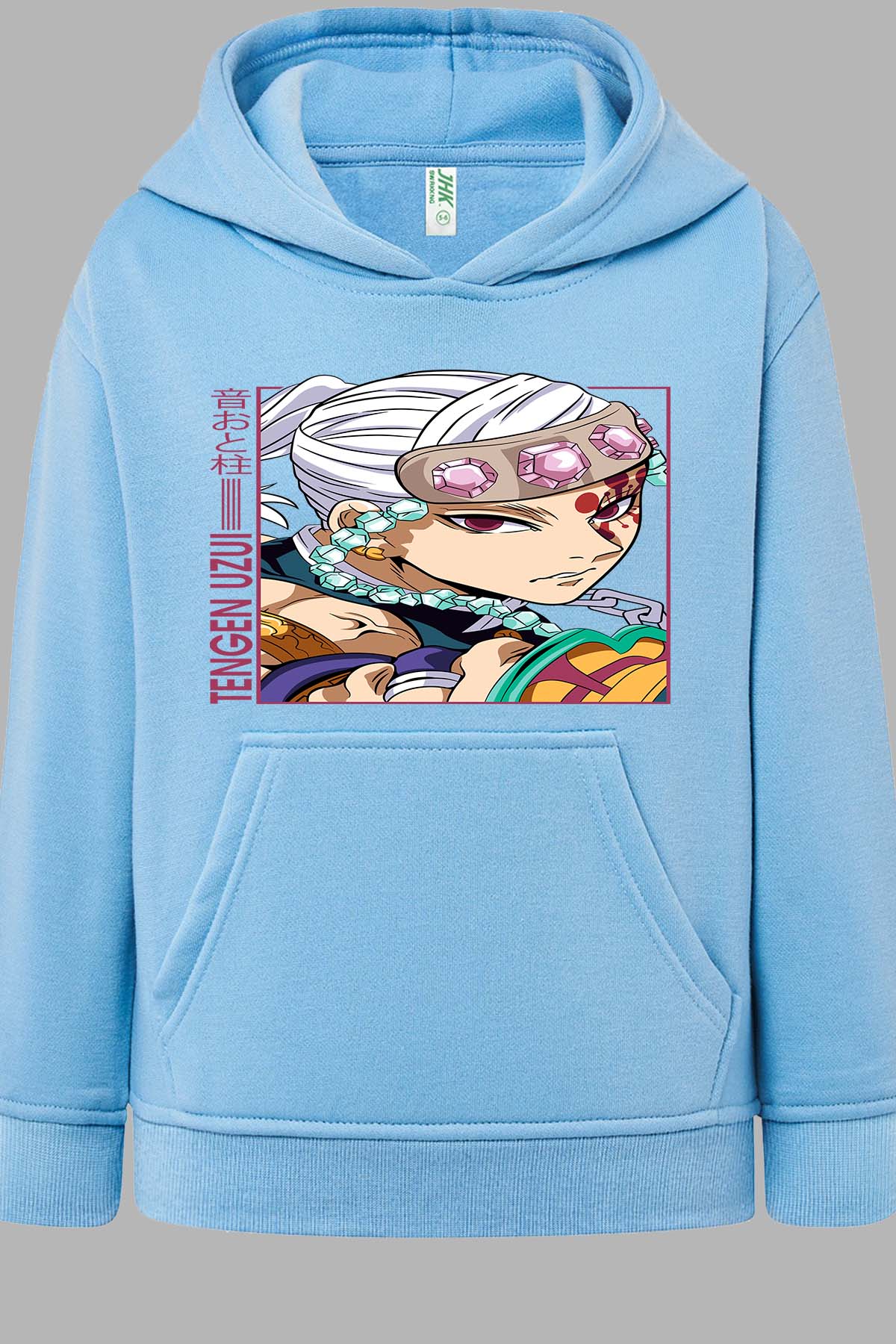 COULEUR:Bleu Ciel|Sweat Capuche Garçon | TengenUzui 01 Bleu Ciel