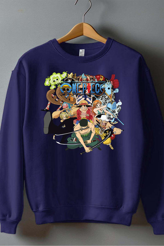 COULEUR:Marine|Sweat Col Rond Garçon | Ultimate One P Marine