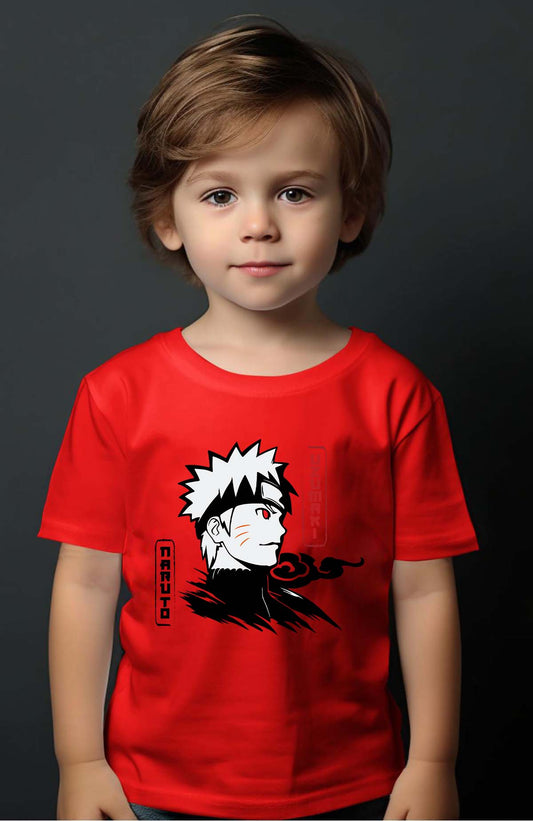 COULEUR:Rouge|T-shirt Garçon | Uzumaki Black red Rouge
