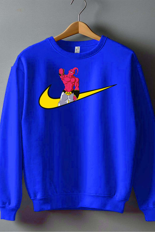 COULEUR:Bleu Roi|Sweat Col Rond Garçon | Virgule boo boo 2 Bleu Roi