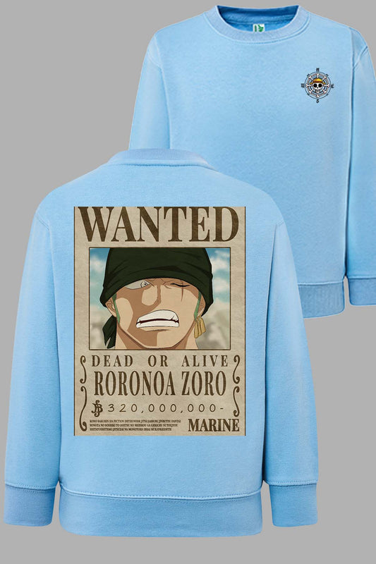 COULEUR:Bleu Ciel|Sweat Col Rond Garçon | Wanted Roro Roro Bleu Ciel