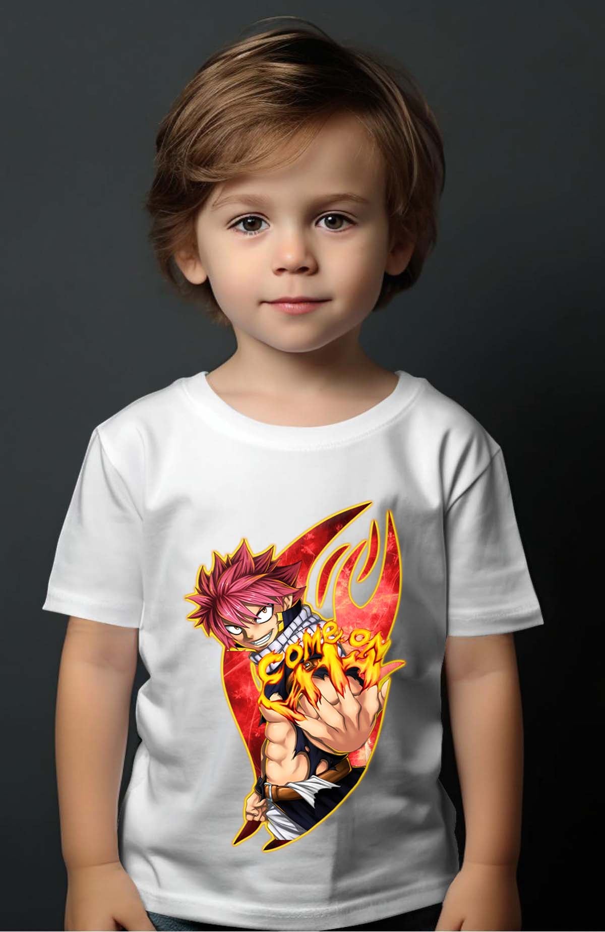 COULEUR:Blanc|T-shirt Garçon | adem Fary Blanc