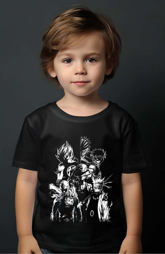 COULEUR:Noir|T-shirt Garçon | all hero manga Noir