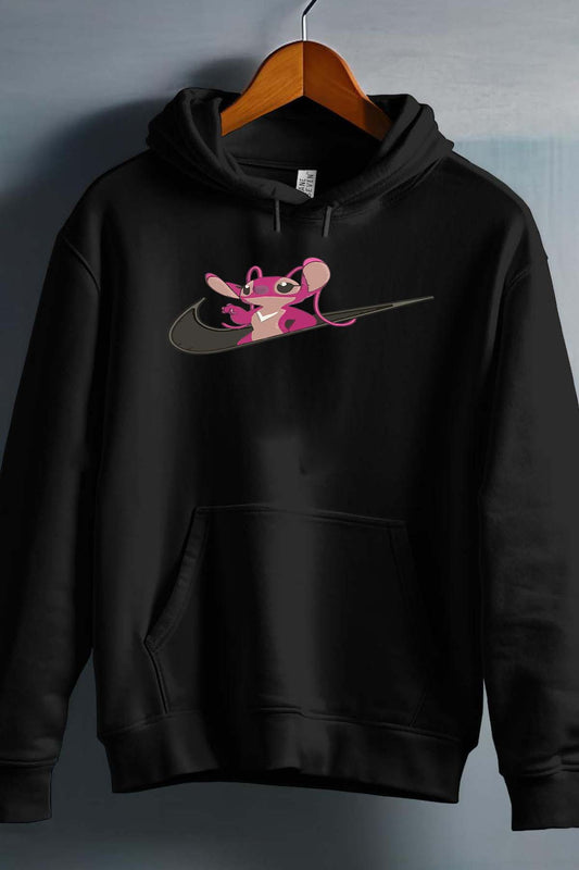 COULEUR:Noir|Sweat Capuche Fille | angel nike Noir