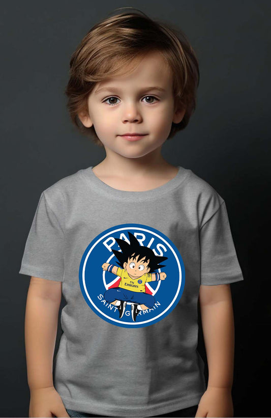 COULEUR:Gris|T-shirt Garçon | dbz psg Gris