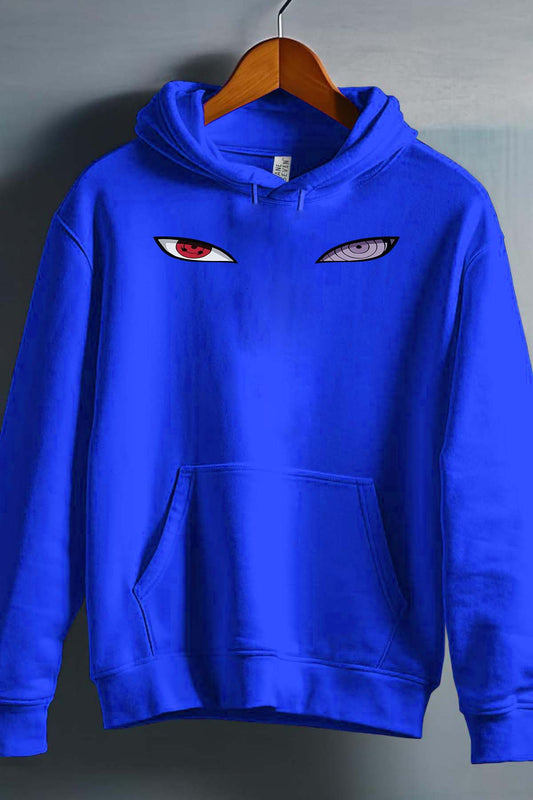 COULEUR:Bleu Roi|Sweat Capuche Homme | eyes naruto Bleu Roi