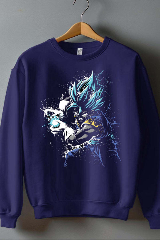 COULEUR:Marine|Sweat Col Rond Homme | kamehameha Marine