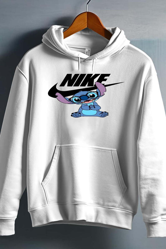 COULEUR:Blanc|Sweat Capuche Fille | nike stich lunette Blanc