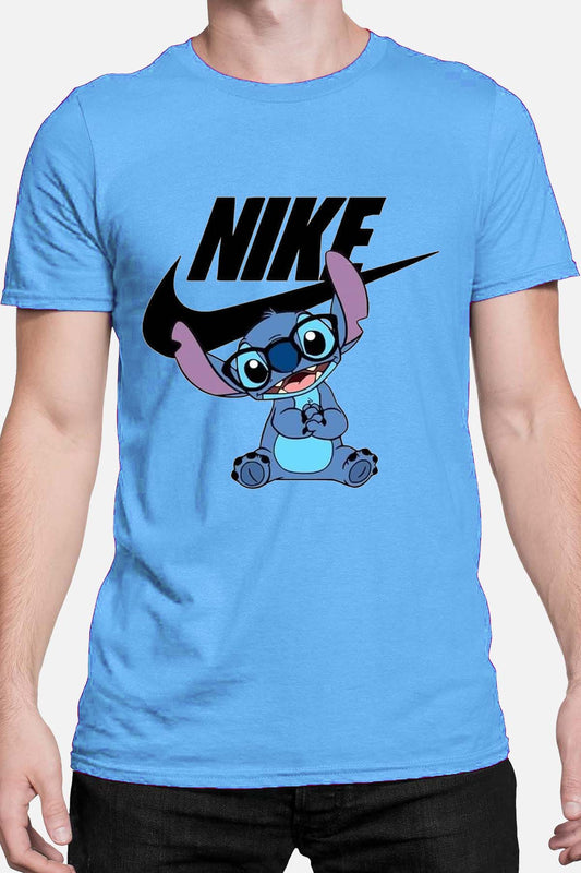COULEUR:Bleu Ciel|T-shirt Homme | nike stich lunette Bleu Ciel