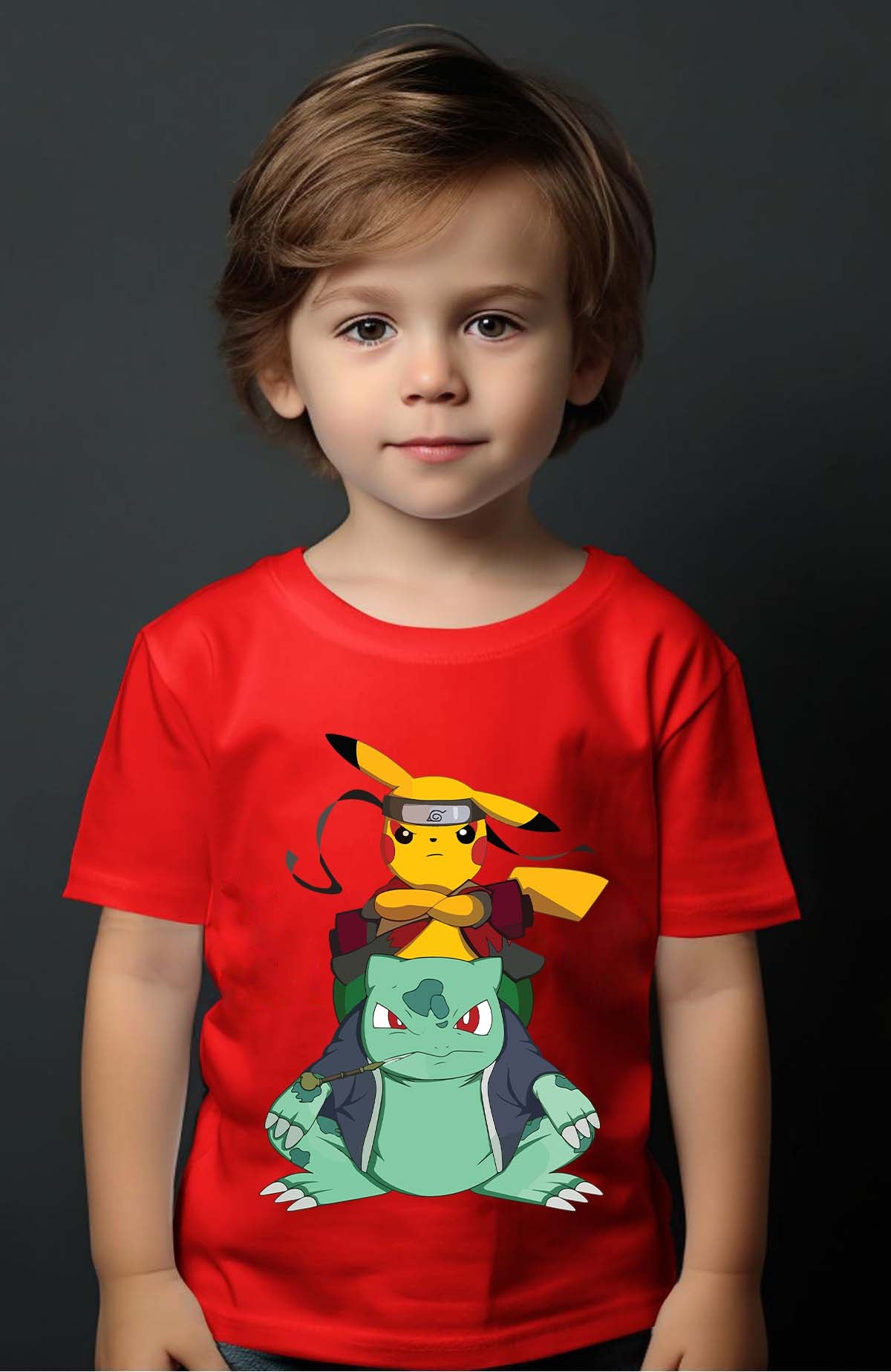 COULEUR:Rouge|T-shirt Garçon | pika et compagnie Rouge