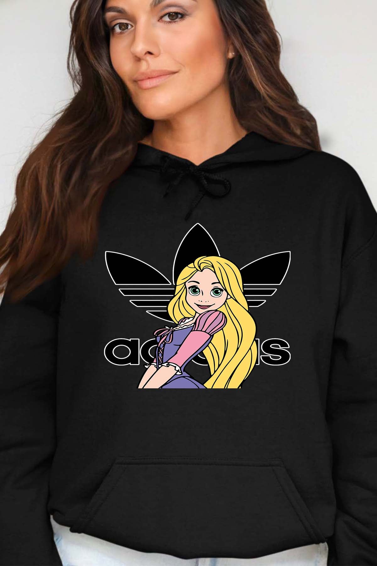COULEUR:Noir|Sweat Capuche Femme | raiponse adidas Noir