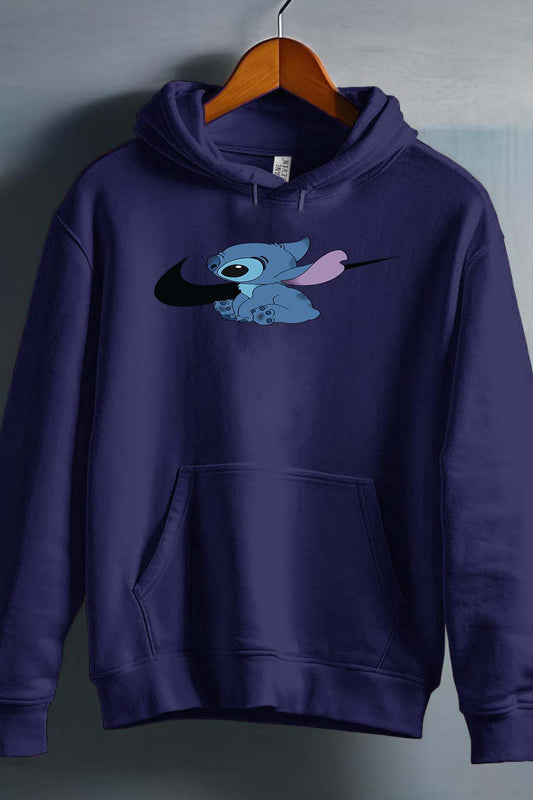 COULEUR:Marine|Sweat Capuche Garçon | stitch nike Marine