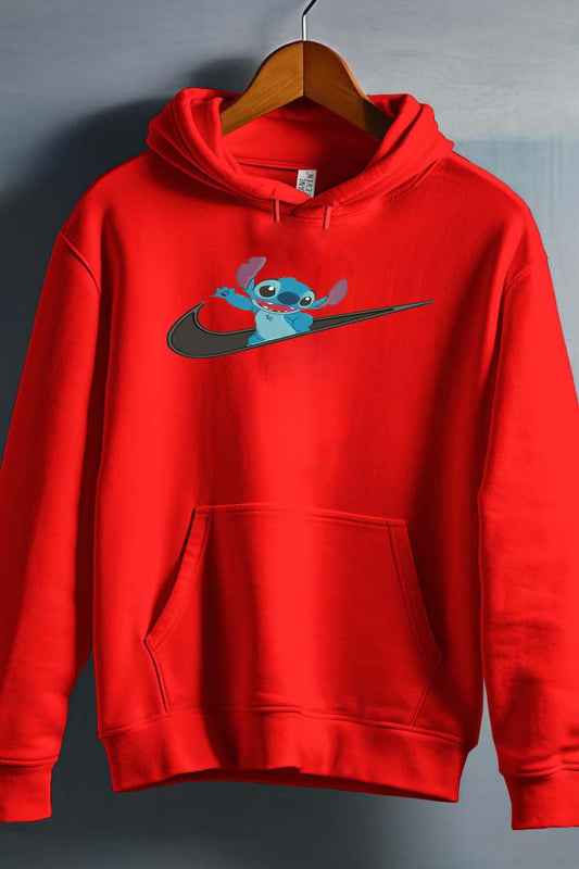 COULEUR:Rouge|Sweat Capuche Homme | stitch virgule nike Rouge
