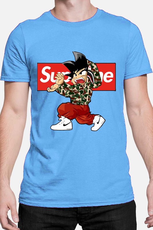 COULEUR:Bleu Ciel|T-shirt Homme | supreme dbz Bleu Ciel