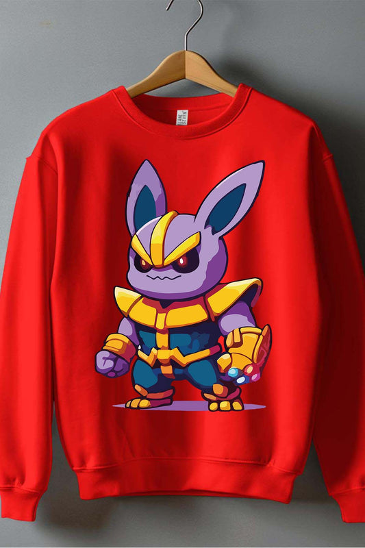 COULEUR:Rouge|Sweat Col Rond Homme | thanpoke Rouge