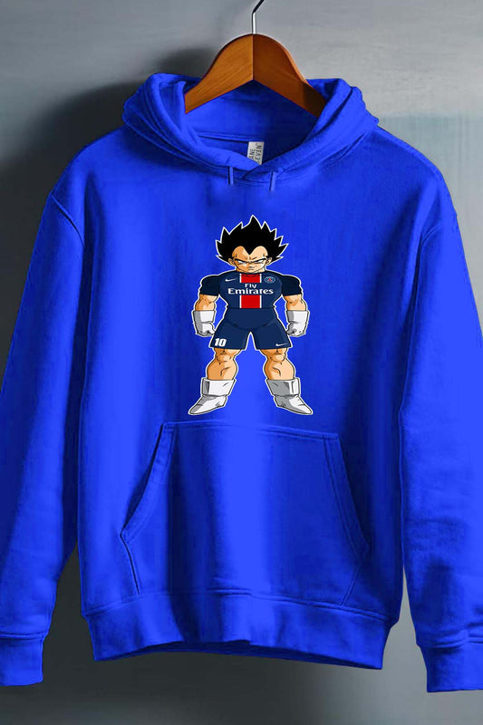 COULEUR:Bleu Roi|Sweat Capuche Homme | vegeta psg Bleu Roi