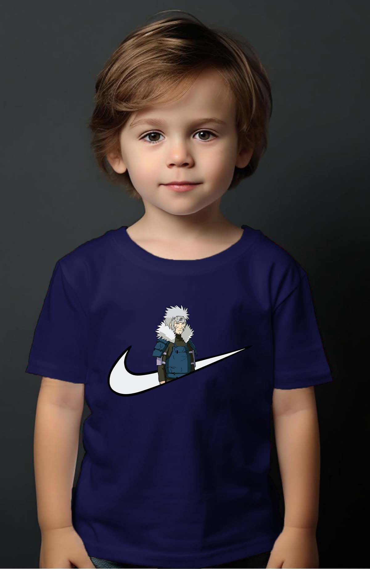 COULEUR:Marine|T-shirt Garçon | virgule perso naruto 11 Marine