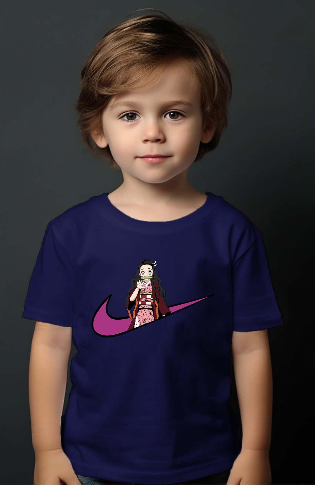 COULEUR:Marine|T-shirt Garçon | virgule perso naruto 250 Marine