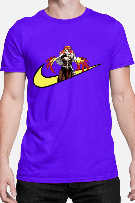 COULEUR:Bleu Roi|T-shirt Homme | virgule perso naruto 3 Bleu Roi