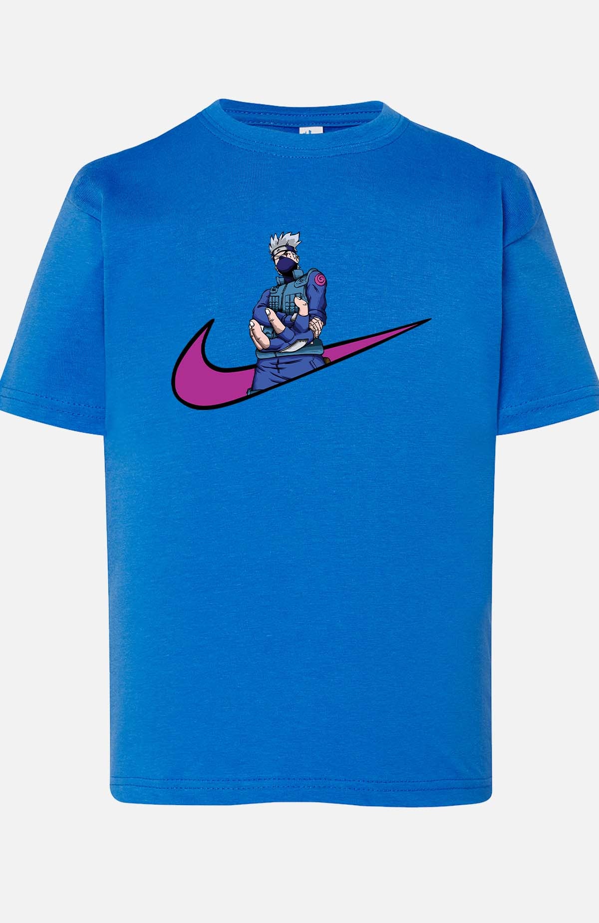 COULEUR:Bleu Roi|T-shirt Garçon | virgule takashi naruto Bleu Roi