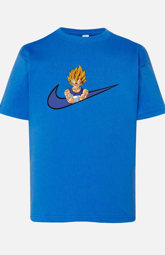 COULEUR:Bleu Roi|T-shirt Garçon | virgule vegeta Bleu Roi