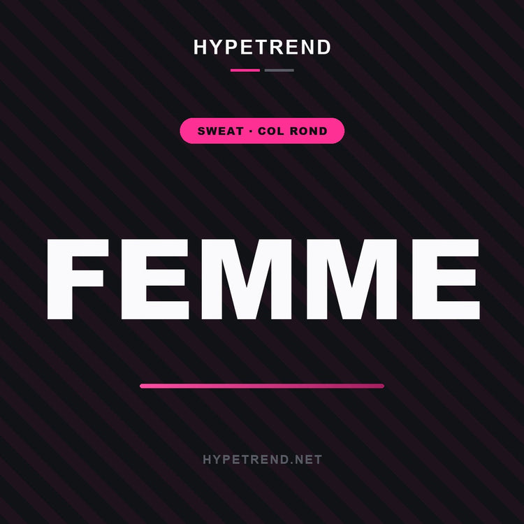 HypeTrend — Sweat Col Rond Femme
