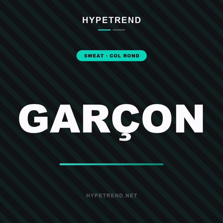 HypeTrend — Sweat Col Rond Garçon
