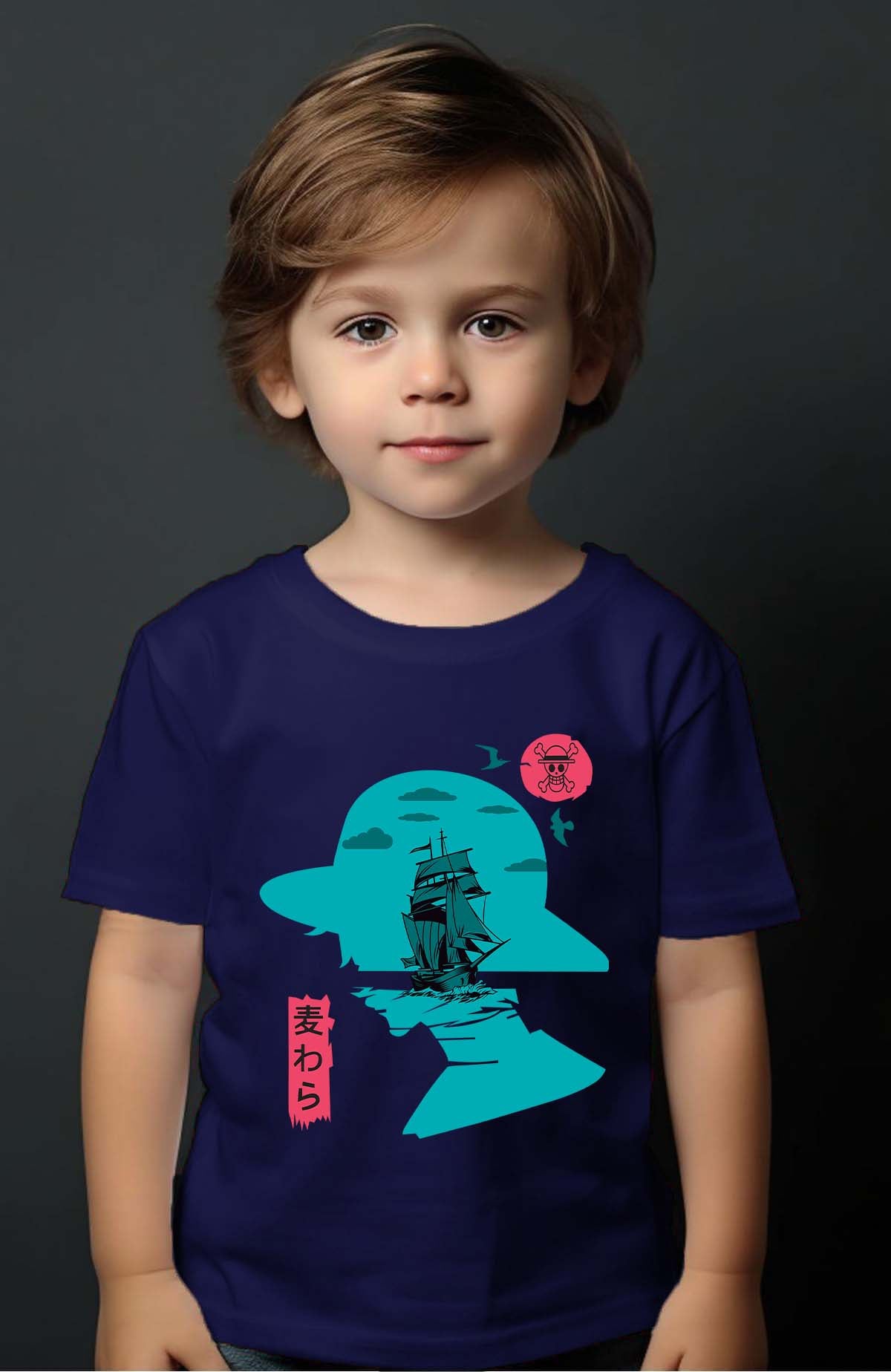 COULEUR:Marine|T-shirt Garçon | 1PIECE Head Horizon Marine