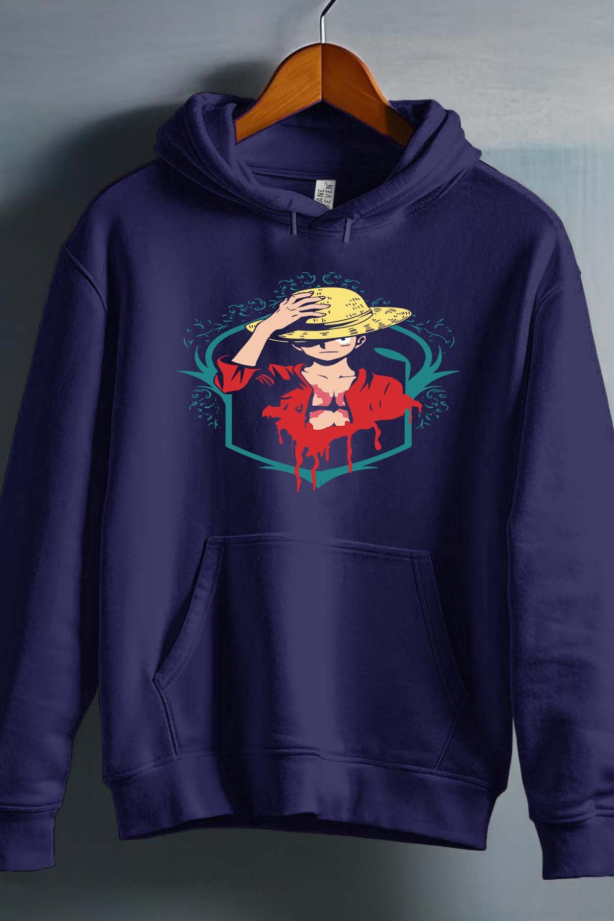 COULEUR:Marine|Sweat Capuche Homme | 1ne Piece AVR 04 Marine