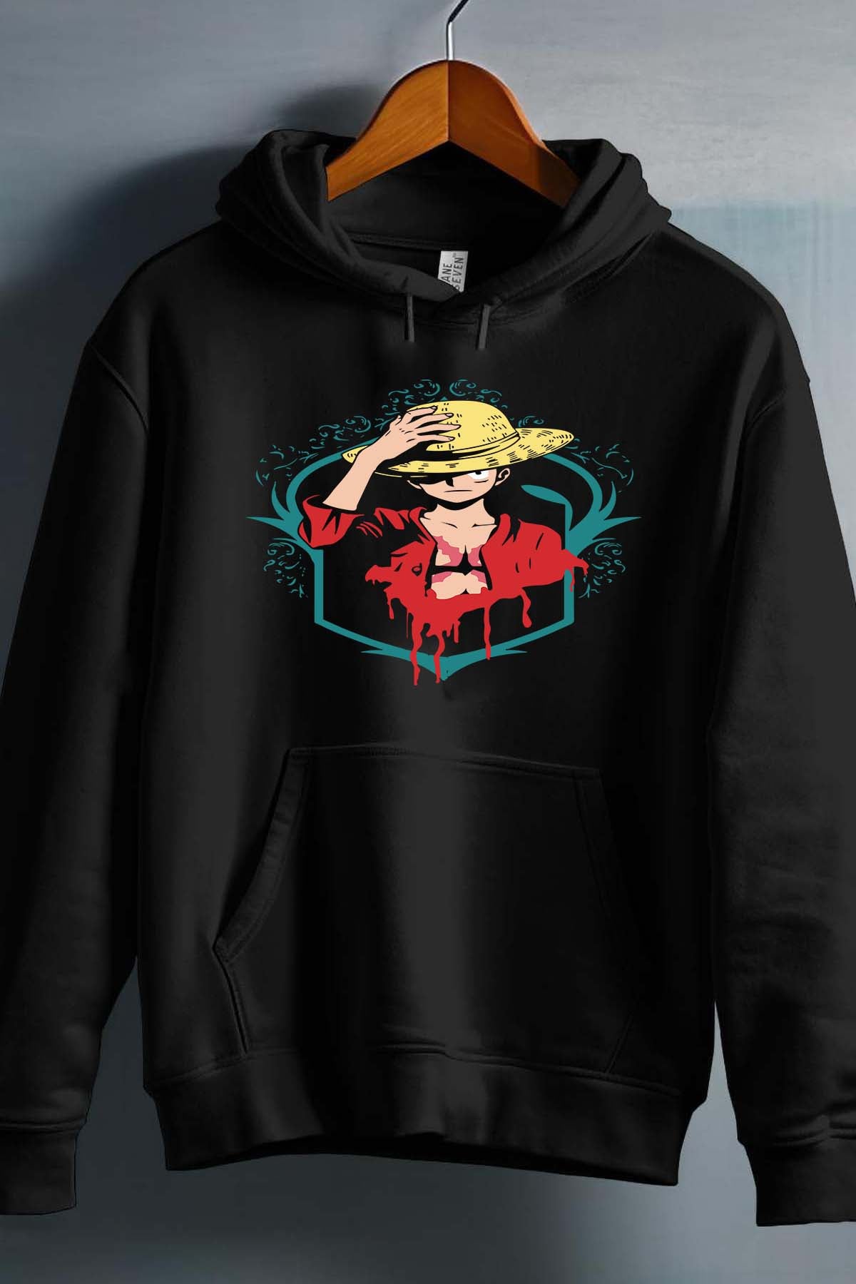 COULEUR:Noir|Sweat Capuche Homme | 1ne Piece AVR 04 Noir