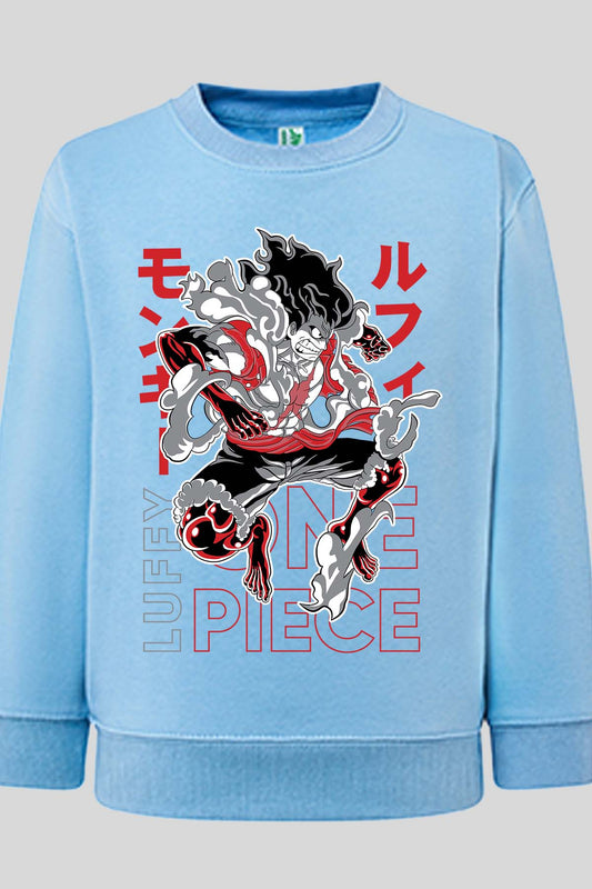 COULEUR:Bleu Ciel|Sweat Col Rond Garçon | 1ne Piece AVR 05 Bleu Ciel