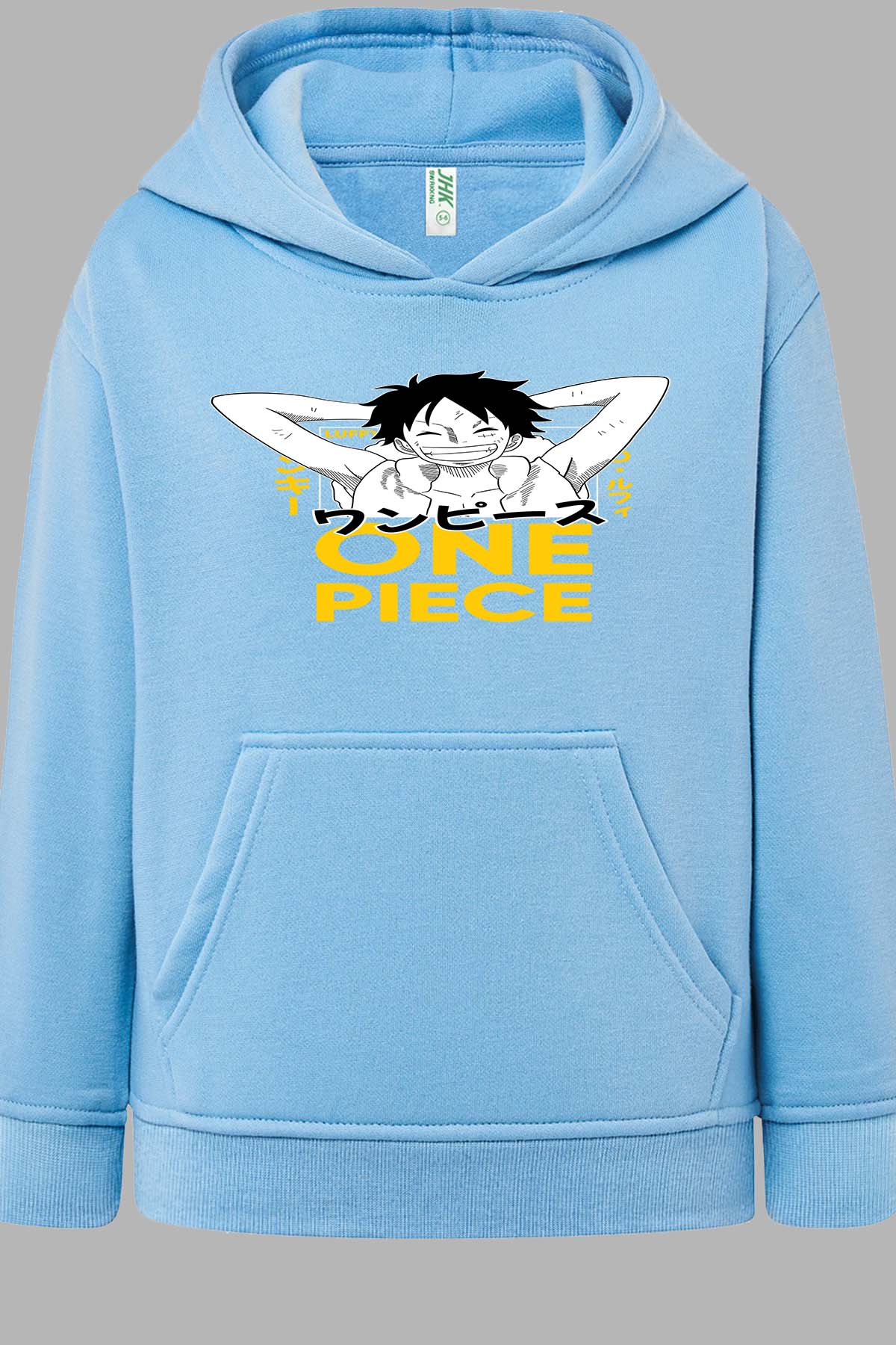 COULEUR:Bleu Ciel|Sweat Capuche Garçon | 1ne Piece AVR 06 Bleu Ciel