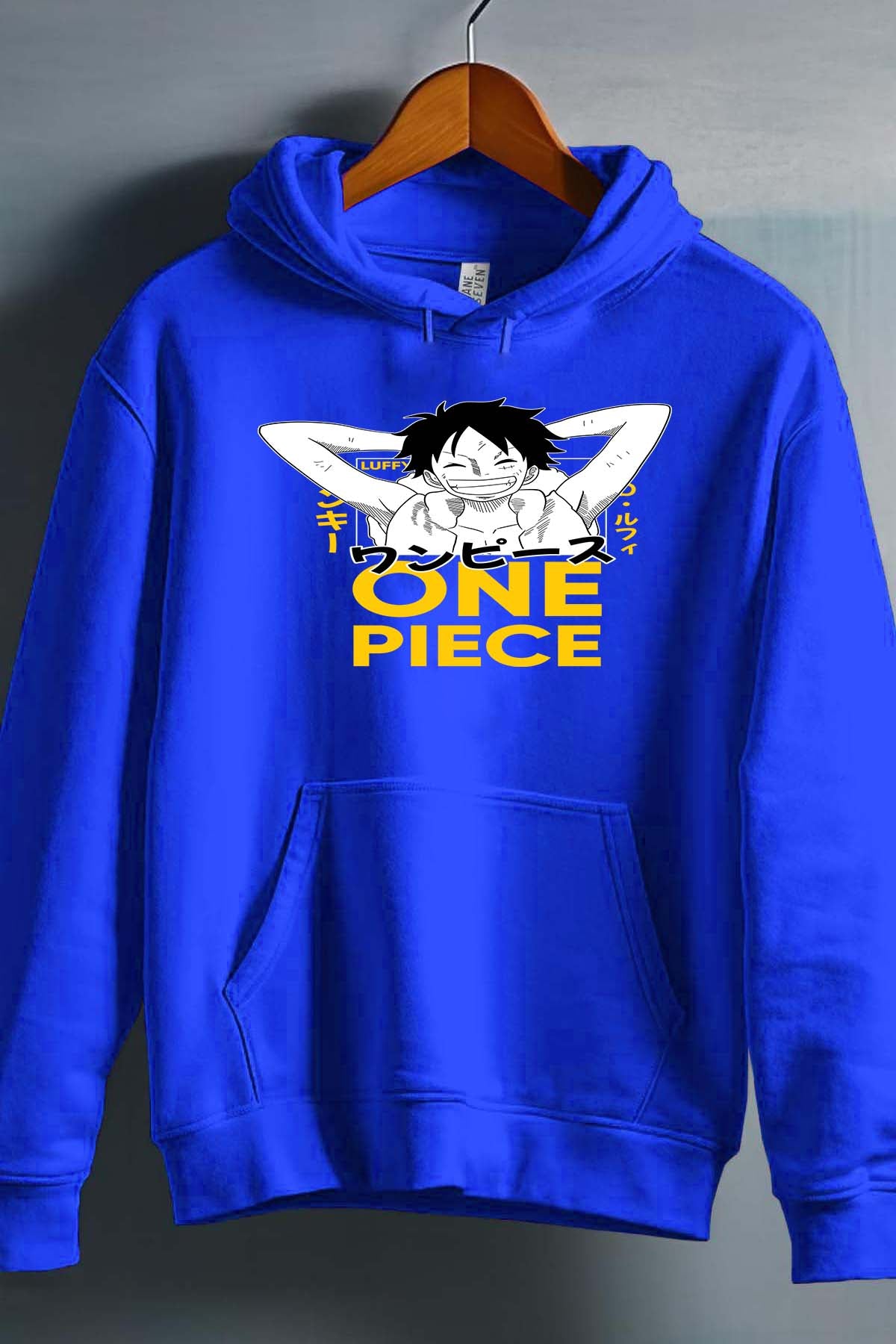 COULEUR:Bleu Roi|Sweat Capuche Garçon | 1ne Piece AVR 06 Bleu Roi