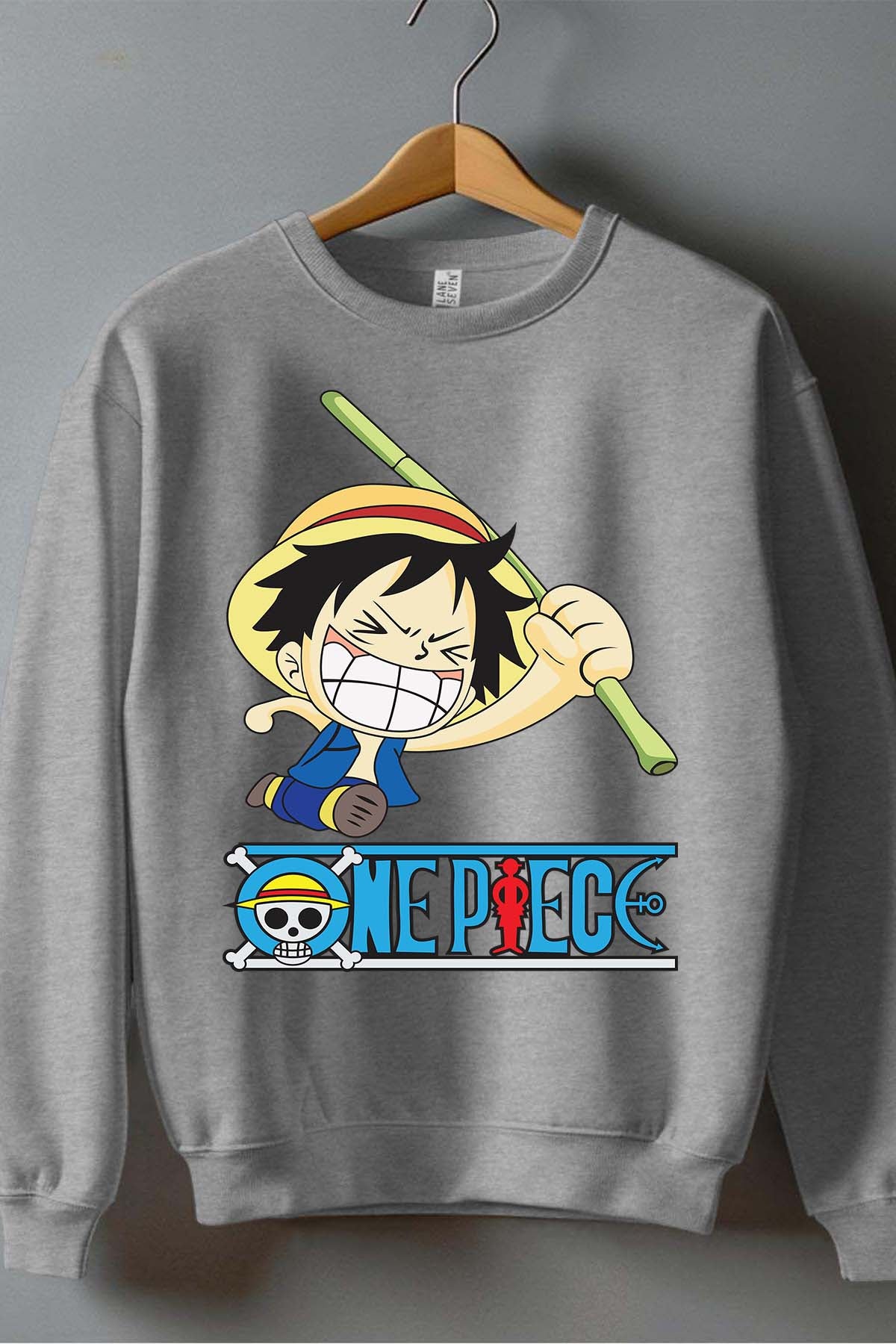 COULEUR:Gris|Sweat Col Rond Garçon | 1ne Piece AVR 07 Gris