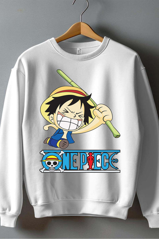 COULEUR:Blanc|Sweat Col Rond Homme | 1ne Piece AVR 07 Blanc